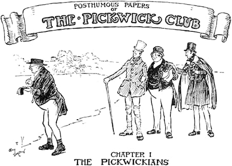 The Posthumous Papers of the Pickwick Club v1 illustration 3